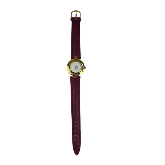 patrick arnaud Accessories - Red Patrick Arnaud Quartz Watch Gold Tone
